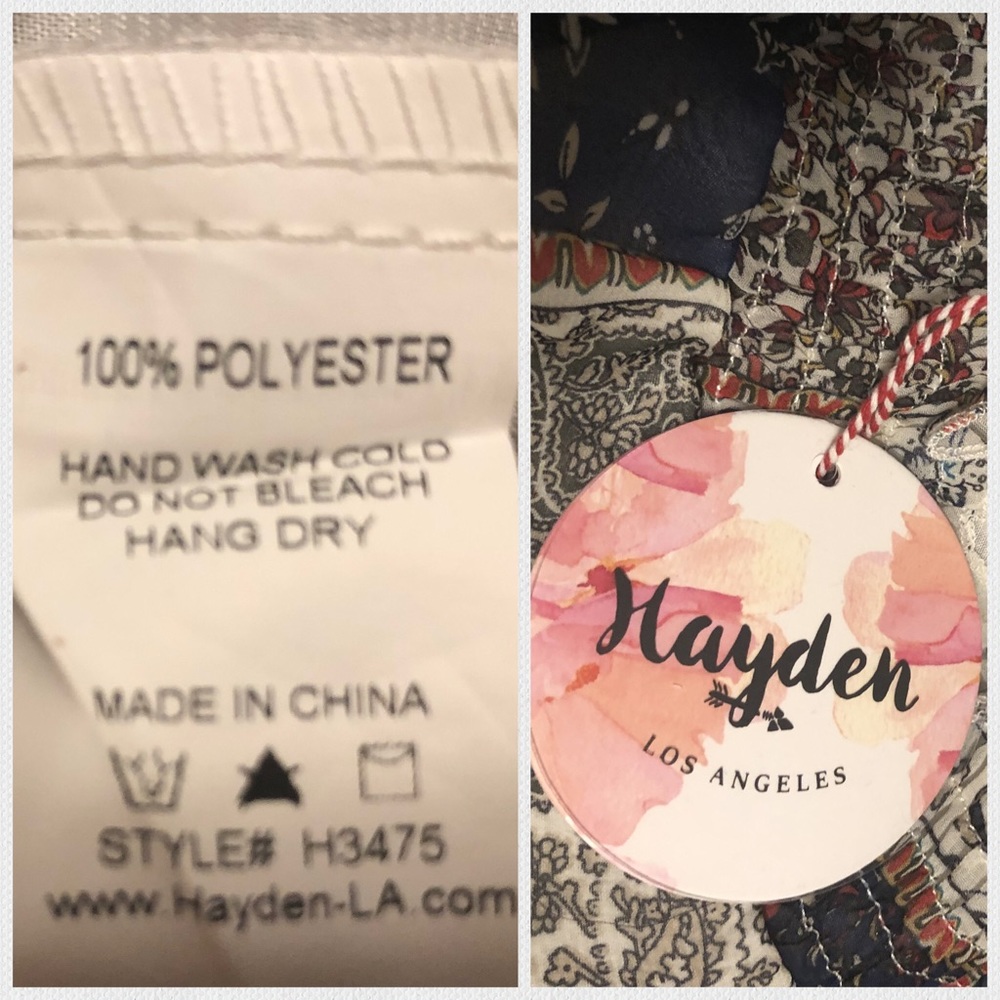 Quilt Square Pattern Design Sleeveless Hayden LA - Picture 8 of 8